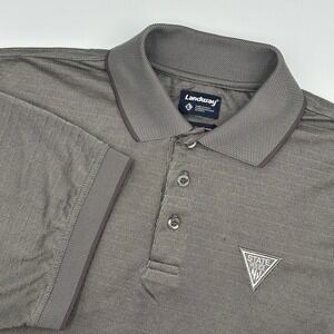 Landway Nevada State Police Men's Large Polo Field Uniform Shirt‎ Gray 100% Poly